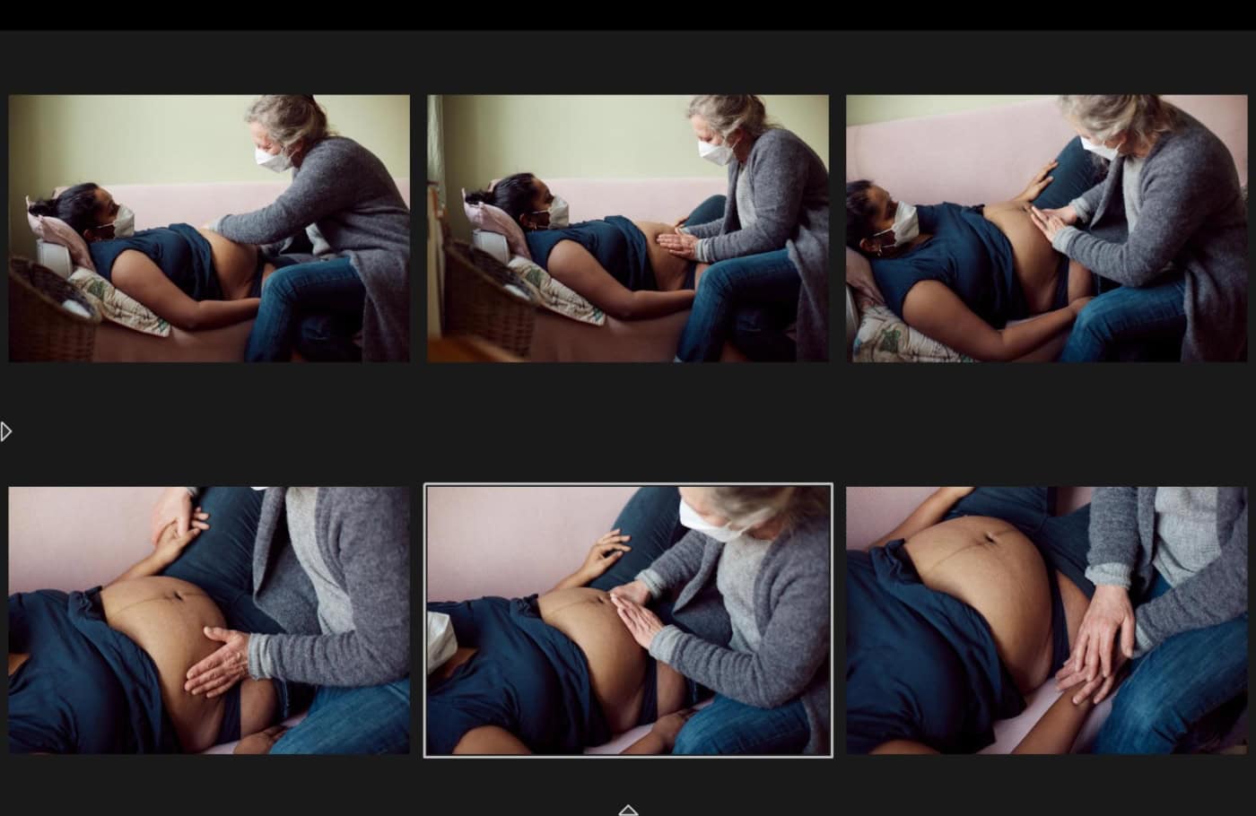 Ein Screenshot aus dem Bildorganisations- und Bildbearbeitungsprogramm der Fotografin.